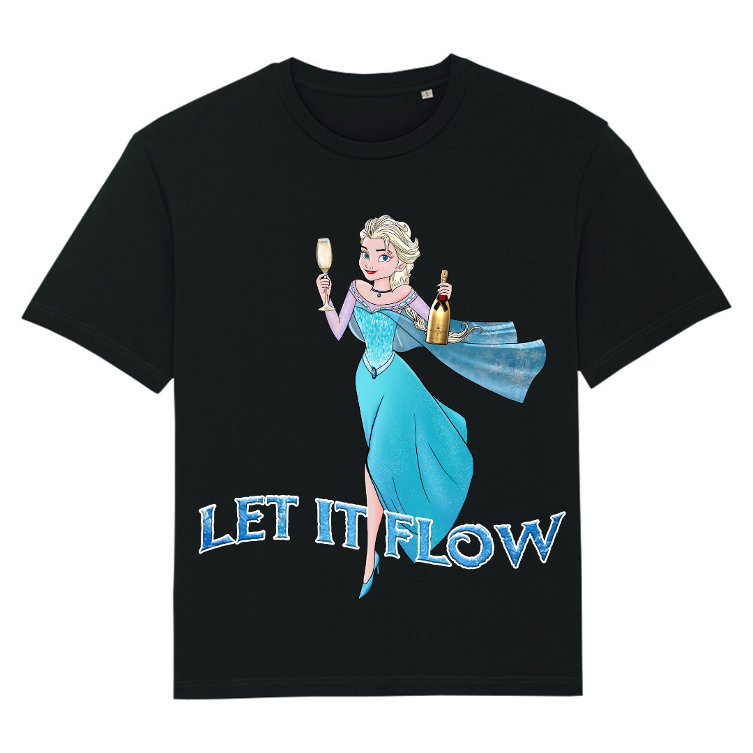 LET IT FLOW FRONTPRINT - PREMIUM OVERSIZED SHIRT