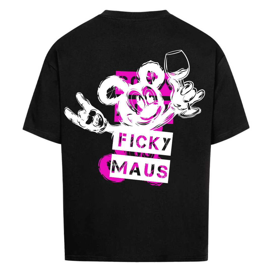 FICKY MAUS BACKPRINT - VACANCY OVERSIZED SHIRT