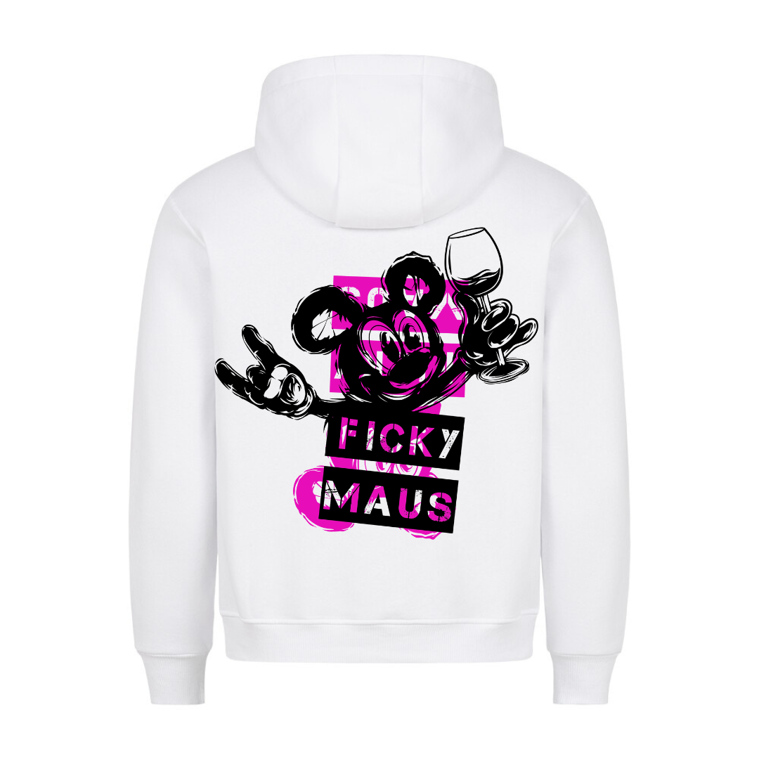 FICKY MAUS BACKPRINT - PREMIUM HOODIE