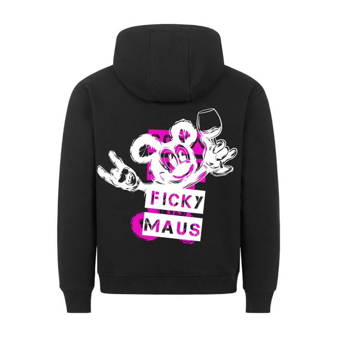 FICKY MAUS BACKPRINT - PREMIUM HOODIE