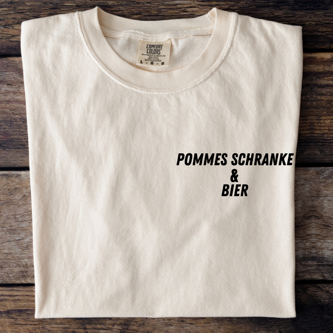 POMMES SCHRANKE BIER - PREMIUM SHIRT OVERSIZED